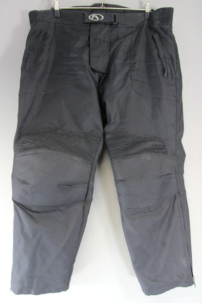 FIELDSHEER BLACK TEXTILE BIKER TROUSERS WITH CE KNEE ARMOUR WAIST 40-42"/LEG 31"
