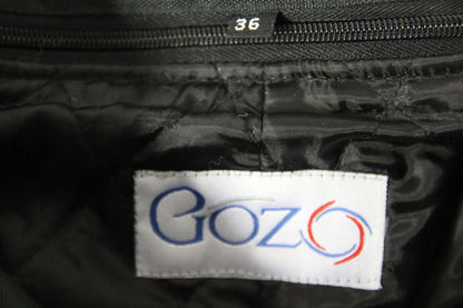 GOZO WATERPROOF BLACK CORDURA BIKER TROUSERS + THERMAL LINING: WAIST 36"/LEG 32"