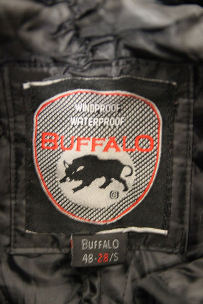 BUFFALO BLACK TEXTILE BIKER TROUSERS + CE ARMOUR/THERMAL LINING WAIST 32/LEG 30"