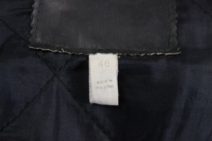 DYNAMIC LEATHERS CLASSIC BLACK BIKER JACKET 42-44 INCH CHEST