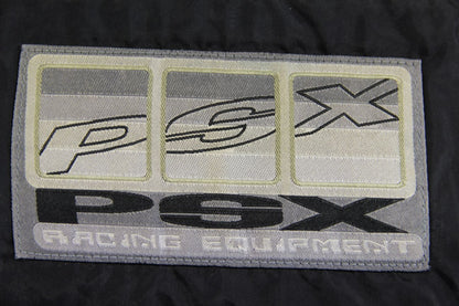 HEIN GERICKE PSX-II BLACK, SILVER & WHITE LEATHER BIKER JACKET + CE ARMOUR 36"/S