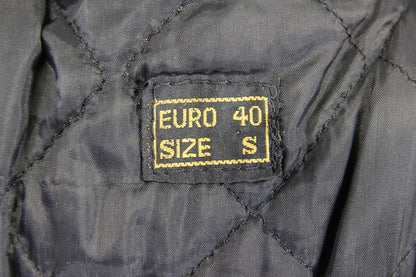 CLASSIC AKITO LADIES BLACK LEATHER BIKER JACKET 34 INCH CHEST/SMALL