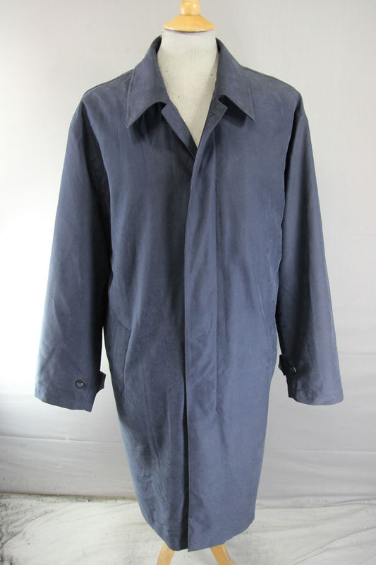 NEW WITH TAGS JAEGER NAVY BLUE WOOL LINED FORMAL WEAR OVERCOAT 42-44 IN RRP £275