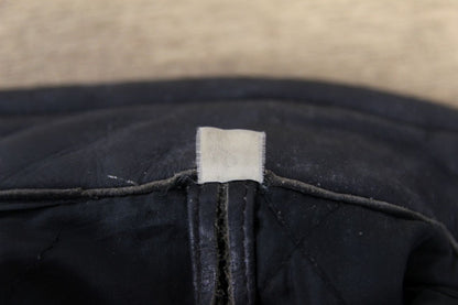 CLASSIC BLACK LEATHER BIKER JACKET 40-42 INCH CHEST/MEDIUM TO LARGE