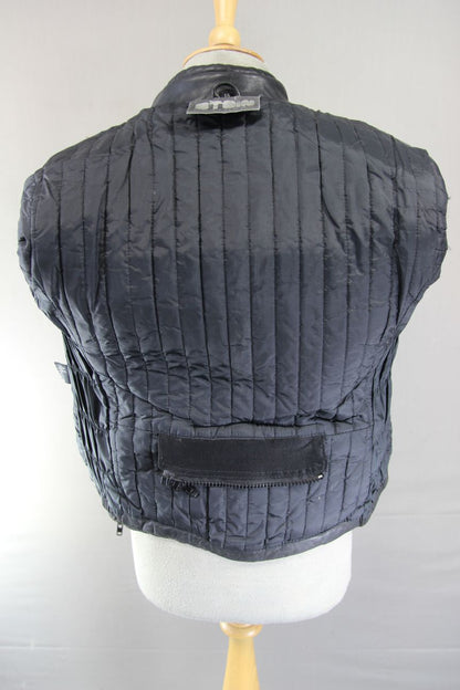 CLASSIC BLACK STEIN LEATHERS LADIES BIKER JACKET: SIZE 14/36 INCH CHEST