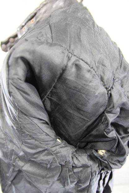 MERCURY STONES CLASSIC BLACK LEATHER BIKER JACKET 40-42 INCH CHEST