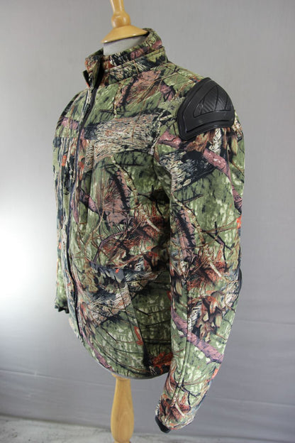 TUZO CAMOUFLAGE TEXTILE BIKER JACKET WITH CE ARMOUR & THERMAL LINING 42IN/MEDIUM