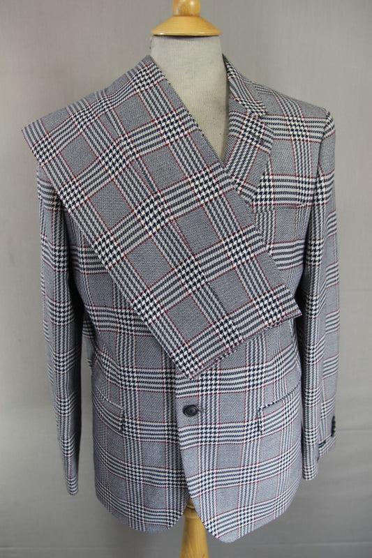 SWEAR & MASON BRAND NEW WITH TAG GREY CHECK SUIT CHEST 40/WAIST 34" TAILORED FIT