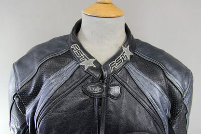 RST COWHIDE LEATHER BIKER JACKET WITH REMOVABLE CE ARMOUR & THERMAL LINING 40 IN