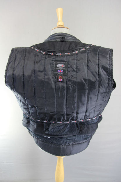 RST COWHIDE LEATHER BIKER JACKET WITH REMOVABLE CE ARMOUR & THERMAL LINING 40 IN