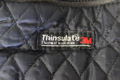 LADIES JT'S BLACK COWHIDE LEATHER THINSULATE 3M LINED BIKER JACKET 36-38 IN/MED