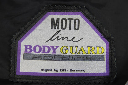 MOTO LINE DIFI BODYGUARD SOFTLINE LEATHER BIKER JACKET WITH PROTECTORS: SIZE 10