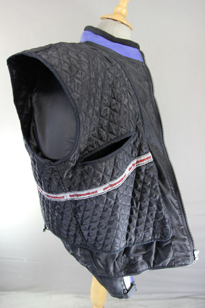 MIR PERFORMANCE LEATHER BIKER JACKET WITH CE ARMOUR & THERMAL LINING 42 INCH