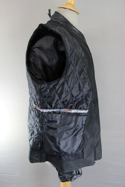 PROSPEED BLACK LEATHER BIKER JACKET WITH THERMAL LINING 40 INCH/XL