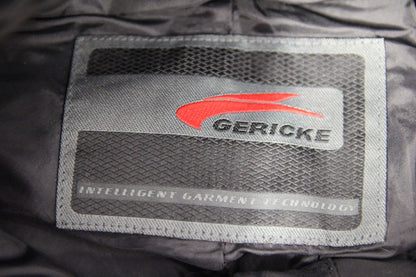 HEIN GERICKE LEATHER BIKER TROUSERS+HIP/KNEE ARMOUR SIZE 12 WAIST 28-30"/LEG 31"
