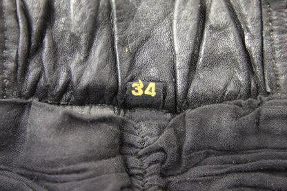 BIKERS PARADISE COWHIDE 'WARRIOR JEAN' CE BIKER TROUSERS WAIST 34/INSIDE LEG 30"