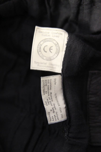 BIKERS PARADISE COWHIDE 'WARRIOR JEAN' CE BIKER TROUSERS WAIST 34/INSIDE LEG 30"
