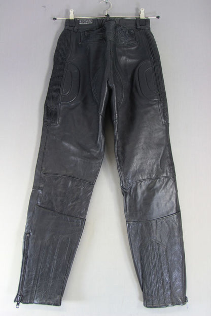 BIKERS PARADISE COWHIDE 'WARRIOR JEAN' CE BIKER TROUSERS SIZE10 WAIST 26/LEG 30"
