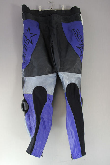 RST COWHIDE LEATHER BIKER TROUSERS WITH CE ARMOUR/KNEE SLIDERS WAIST 38"/LEG 33"