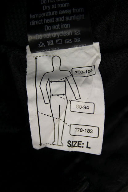 TORQUE BLACK LEATHER BIKER JEANS/TROUSERS + HIP/KNEE ARMOUR: WAIST 36"/LEG 29"