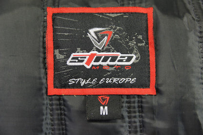 STINA MOTO BROWN LEATHER BIKER JACKET WITH CE ARMOUR & THERMAL LINING 40 IN/MED